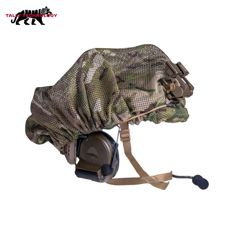 Hufu TTG301 Upgraded Israeli Low Visibility Helmet Cover | IR Blocking Camo Tactical Helmet Camouflage Cover