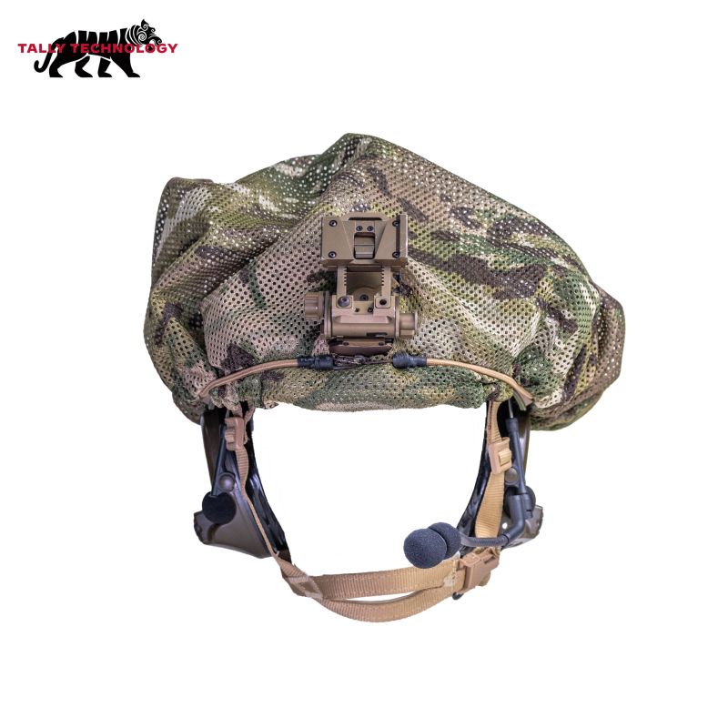 Hufu TTG301 Upgraded Israeli Low Visibility Helmet Cover | IR Blocking Camo Tactical Helmet Camouflage Cover