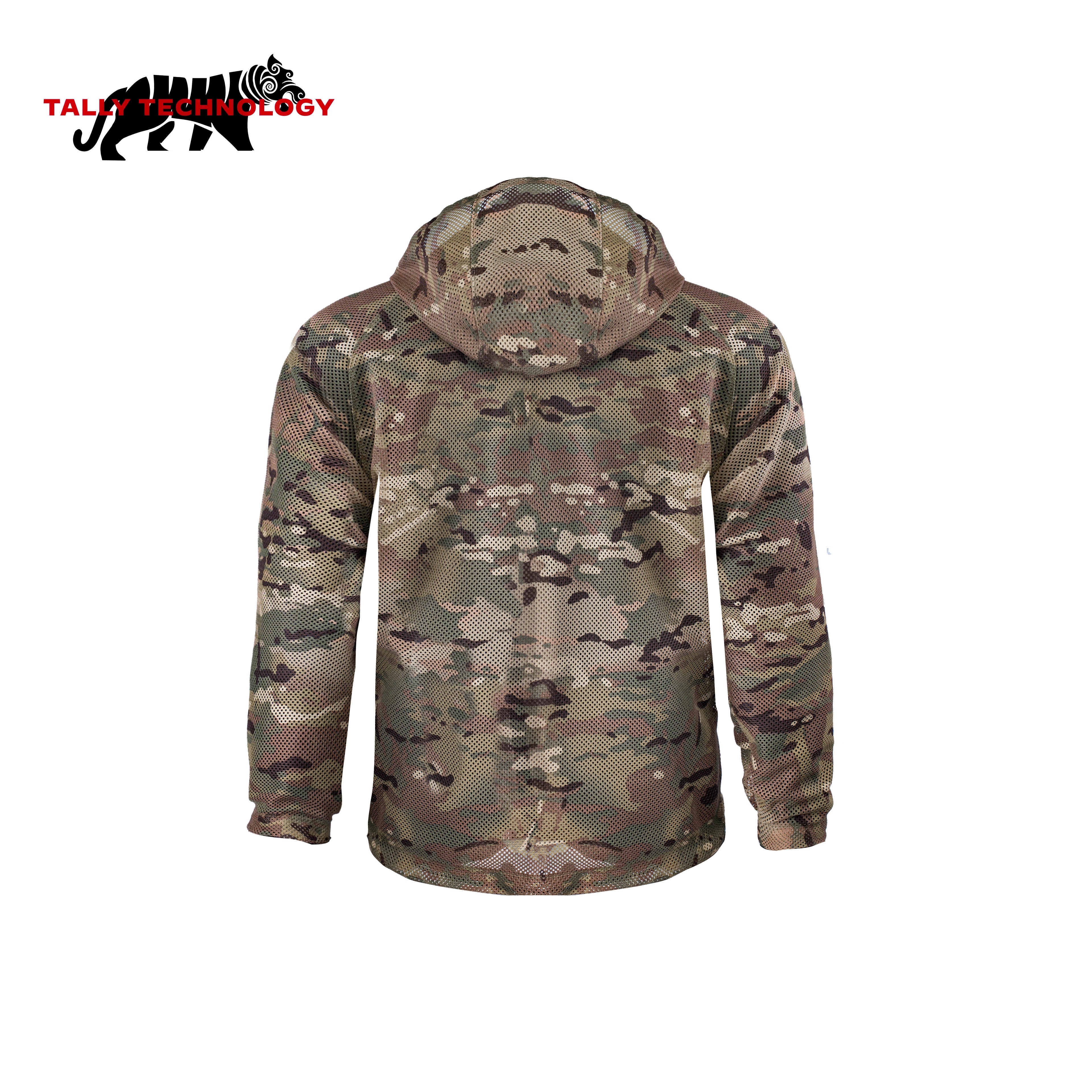 Hufu TTG301 Double-Sided Tactical Ghillie Concealment Hoodie | Multi-Use Camo Field Jacket for Outdoor Observation & Angling