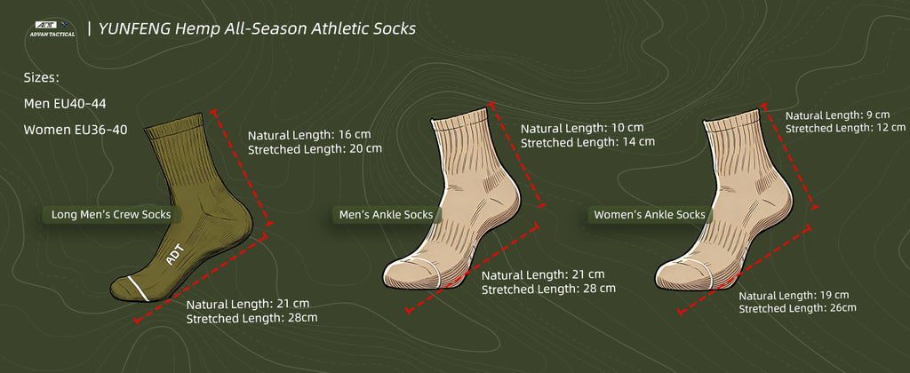 Yunfeng Functional Hemp Tactical Socks | Wholesale & Custom Available