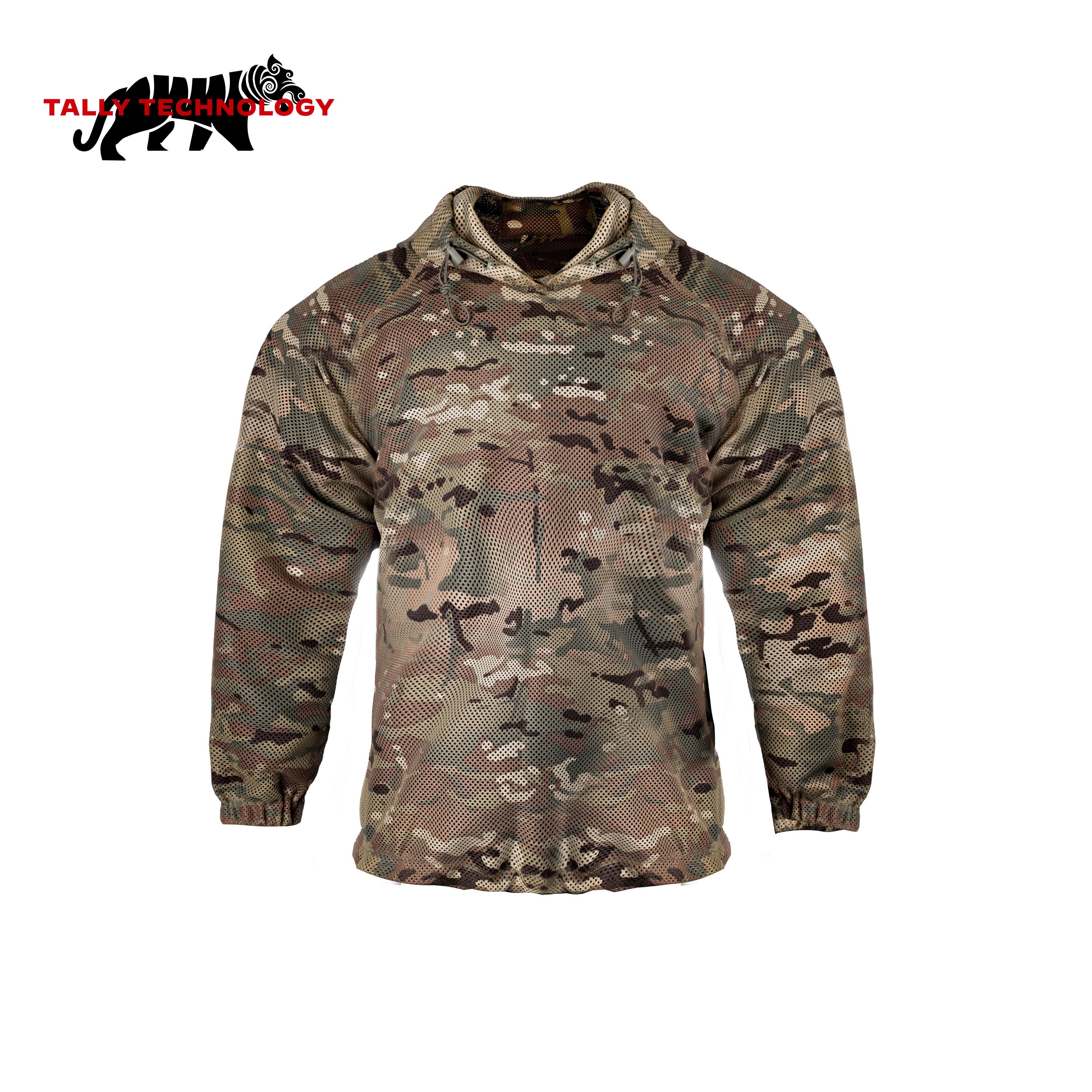 Hufu TTG301 Double-Sided Tactical Ghillie Concealment Hoodie | Multi-Use Camo Field Jacket for Outdoor Observation & Angling