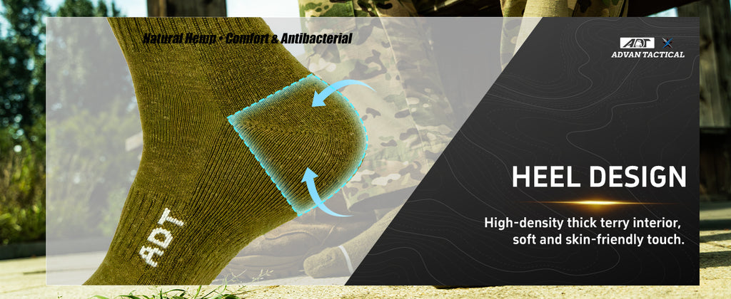 Yunfeng Functional Hemp Tactical Socks | Wholesale & Custom Available